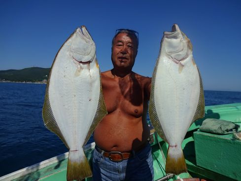 小樽　小樽沖　ヒラメ釣り