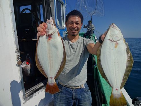 小樽　小樽沖　ヒラメ釣り