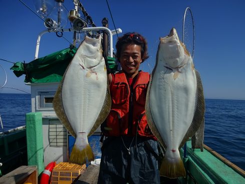 小樽　小樽沖　ヒラメ釣り