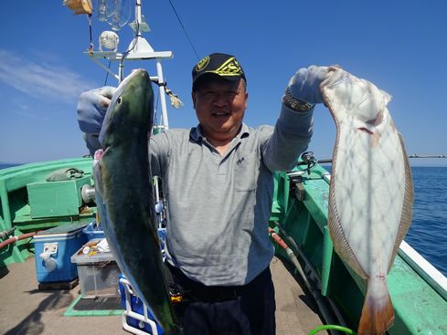 小樽　小樽沖　ヒラメ釣り