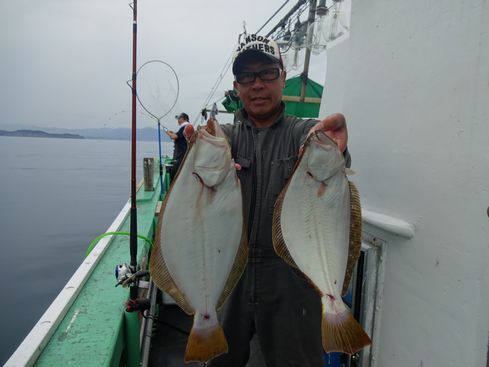 小樽　小樽沖　ヒラメ釣り