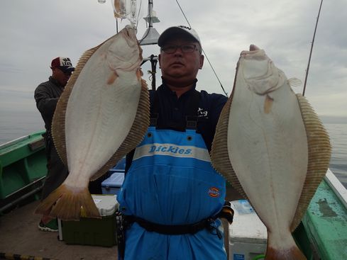 小樽　小樽沖　ヒラメ釣り