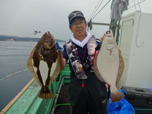 小樽　小樽沖　ヒラメ釣り