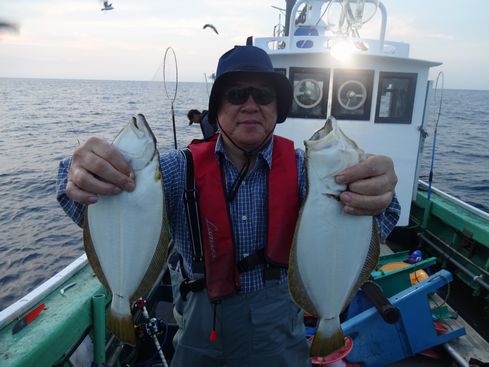 小樽　小樽沖　ヒラメ釣り