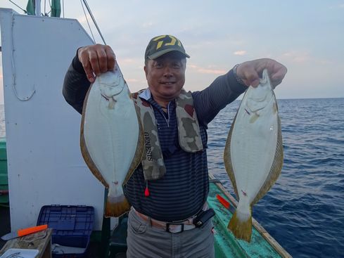 小樽　小樽沖　ヒラメ釣り