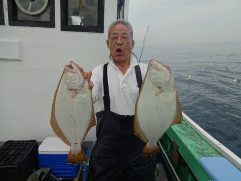 小樽　小樽沖　ヒラメ釣り