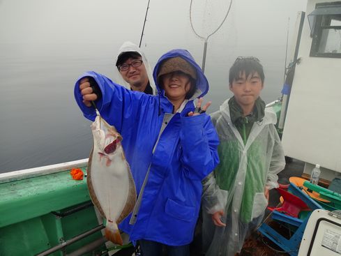 小樽　小樽沖　ヒラメ釣り