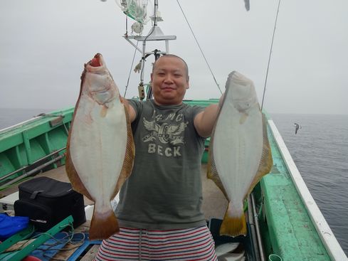 小樽　小樽沖　ヒラメ釣り