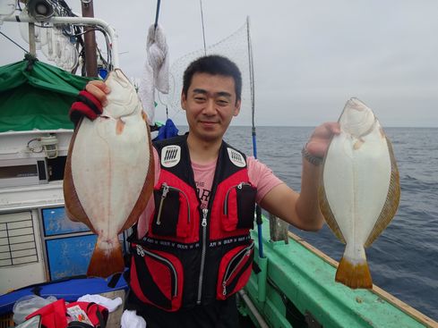 小樽　小樽沖　ヒラメ釣り