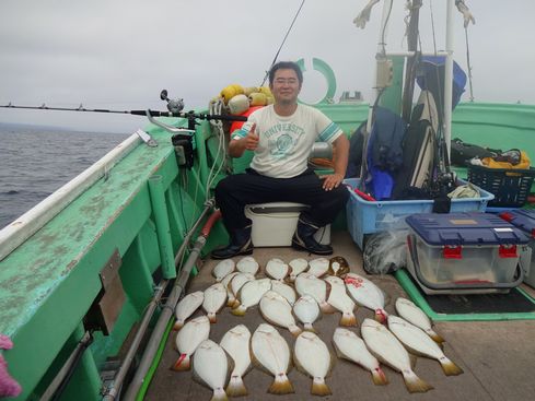 小樽　小樽沖　ヒラメ釣り