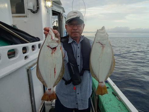 小樽　小樽沖　ヒラメ釣り