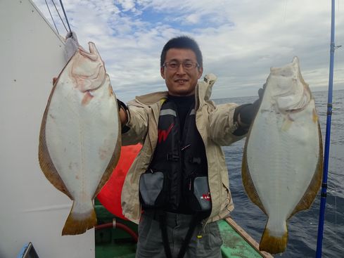 小樽　小樽沖　ヒラメ釣り