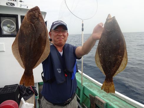 小樽　小樽沖　ヒラメ釣り