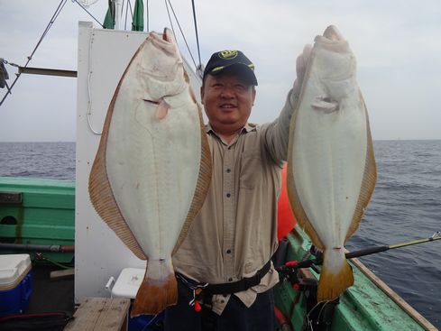 小樽　小樽沖　ヒラメ釣り