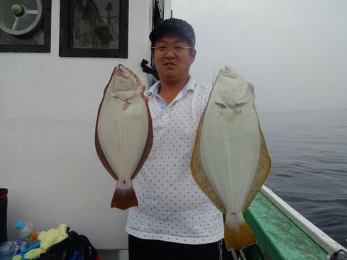 小樽　小樽沖　ヒラメ釣り