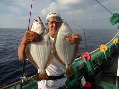 小樽　小樽沖　ヒラメ釣り