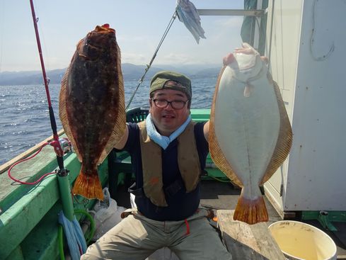 小樽　小樽沖　ヒラメ釣り