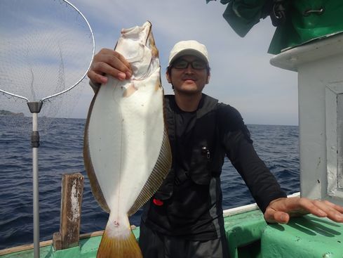 小樽　小樽沖　ヒラメ釣り