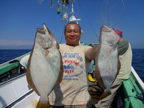 小樽　小樽沖　ヒラメ釣り