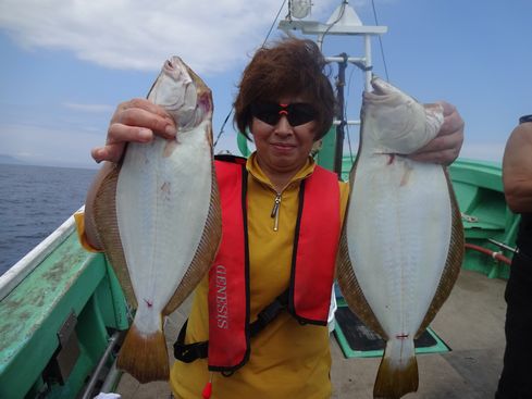 小樽　小樽沖　ヒラメ釣り