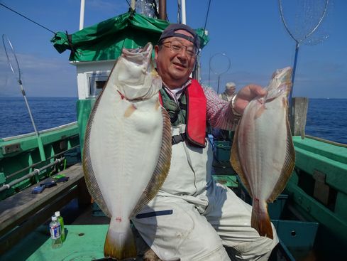 小樽　小樽沖　ヒラメ釣り