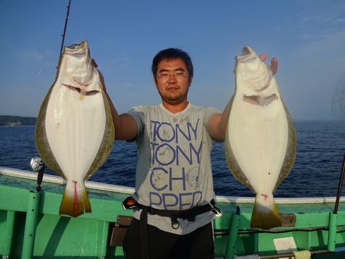 小樽　小樽沖　ヒラメ釣り