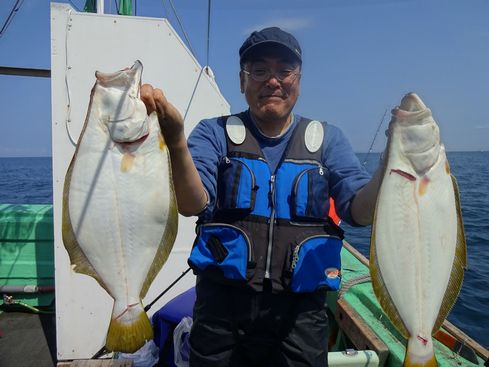 小樽　小樽沖　ヒラメ釣り