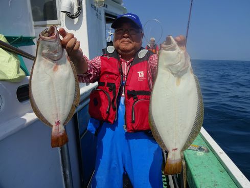 小樽　小樽沖　ヒラメ釣り