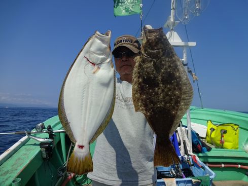 小樽　小樽沖　ヒラメ釣り