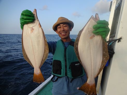 小樽　小樽沖　ヒラメ釣り