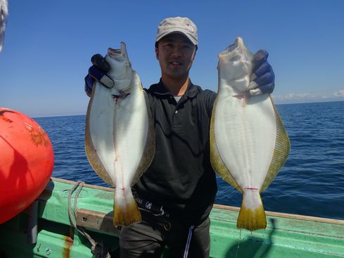 小樽　小樽沖　ヒラメ釣り