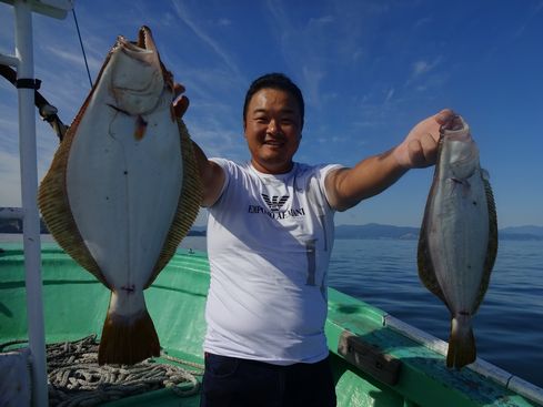 小樽　小樽沖　ヒラメ釣り