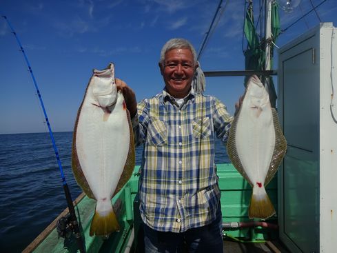 小樽　小樽沖　ヒラメ釣り