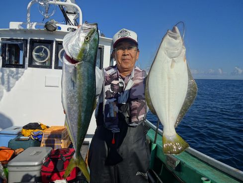 小樽　小樽沖　ヒラメ釣り