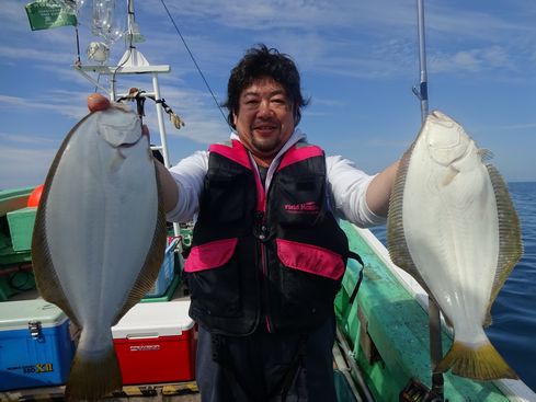 小樽　小樽沖　ヒラメ釣り