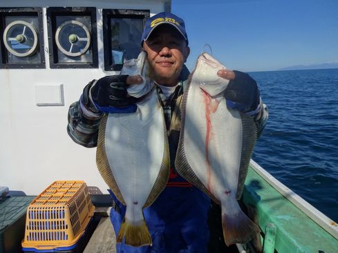 小樽　小樽沖　ヒラメ釣り