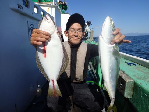 小樽　小樽沖　ヒラメ釣り