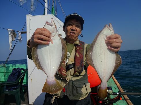 小樽　小樽沖　ヒラメ釣り