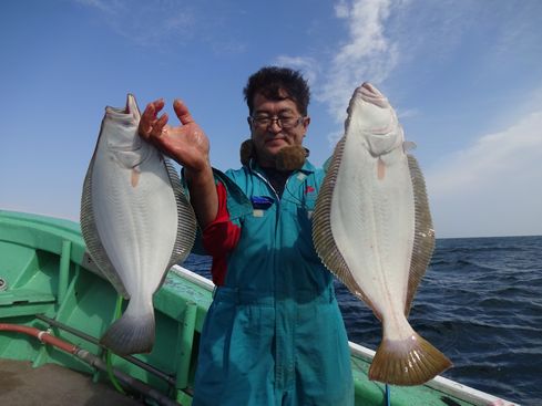 小樽　小樽沖　ヒラメ釣り