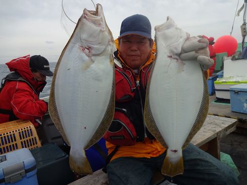 小樽　小樽沖　ヒラメ釣り