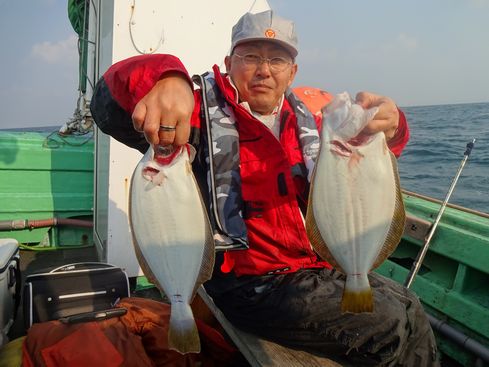 小樽　小樽沖　ヒラメ釣り