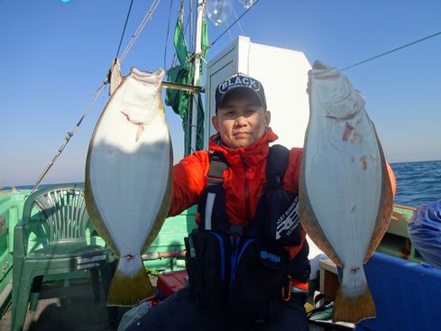 小樽　小樽沖　ヒラメ釣り