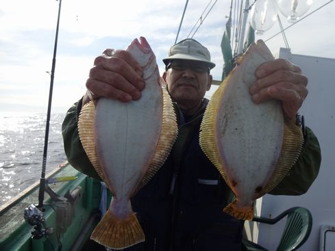 小樽　小樽沖　ヒラメ釣り