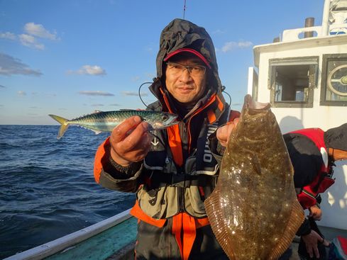 小樽　小樽沖　ヒラメ釣り