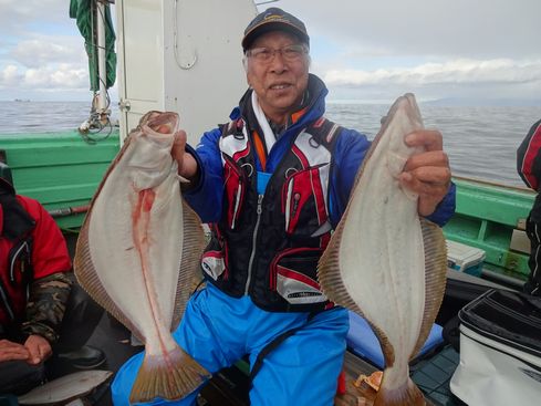 小樽　小樽沖　ヒラメ釣り