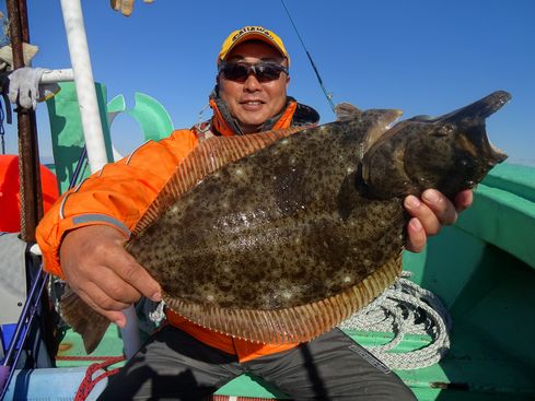 小樽　小樽沖　ヒラメ釣り