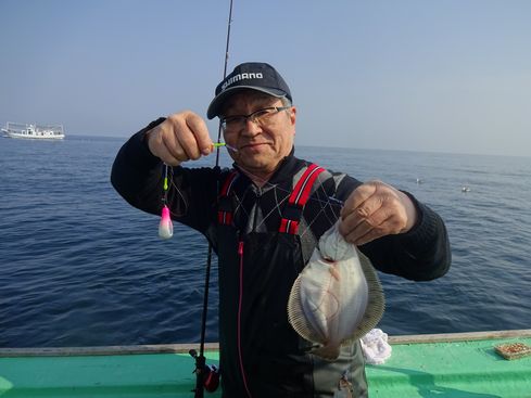 小樽　小樽沖　ヒラメ釣り