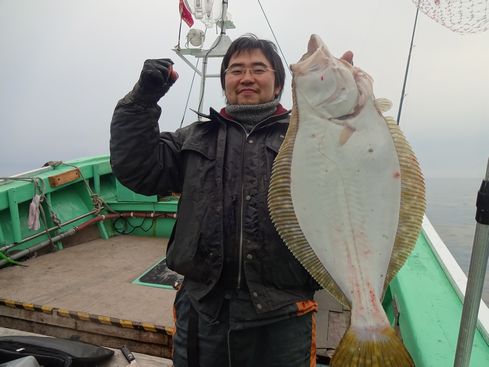 小樽　小樽沖　ヒラメ釣り