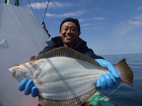 小樽　小樽沖　ヒラメ釣り