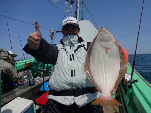 小樽　小樽沖　ヒラメ釣り